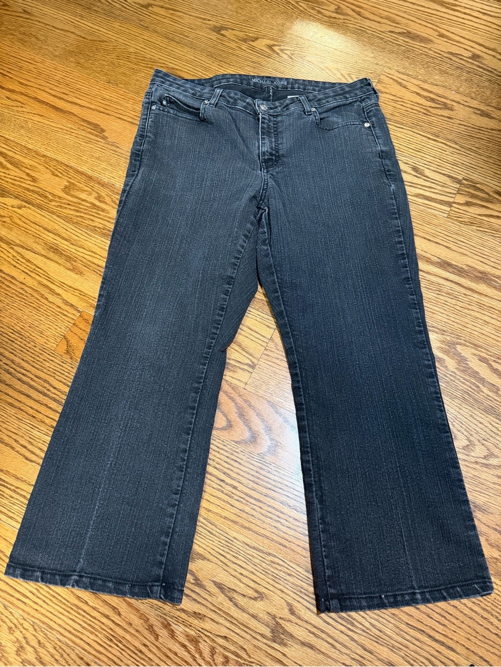 Women's Black Wide-Leg Jeans
